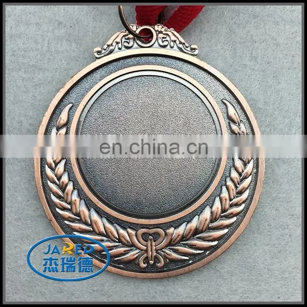 Big Blank Promotional Metal Bronze Ribbon Medal photo-2