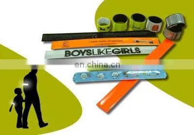 Security Reflex Slap Wrap Reflective Slap Bracelets Custom Reflex Armband photo-2