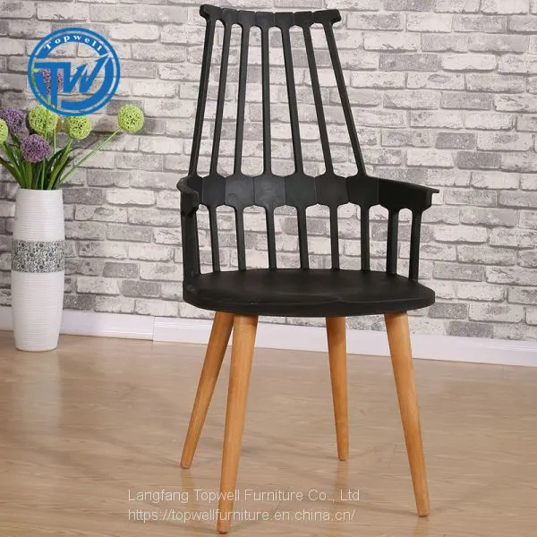 DC-6045 Topwell Hot Sale PP Plastic Chair Leisure Chair Dining Chair photo-3