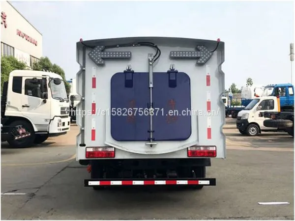 Dongfeng Sweeper Road Car With Dust Factory Custom Quality Reliable photo-3