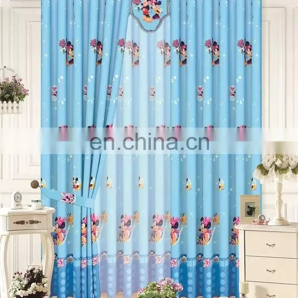 Factory Supply Blue Monkey Curtain