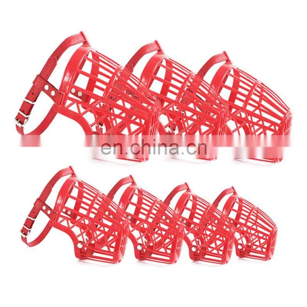 Wholesale Seven Size Durable Anti Barking Werewolf Plastic Werewolf Bondage Pet Muzzle For Dogs photo-3