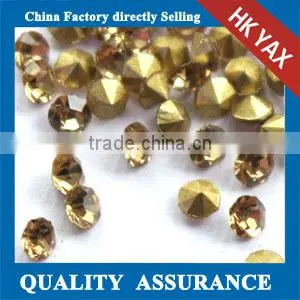 Black China Whloesale Glass Chaton Rhinestone Crystal for Wedding Dress Decoration Phone Cover photo-2