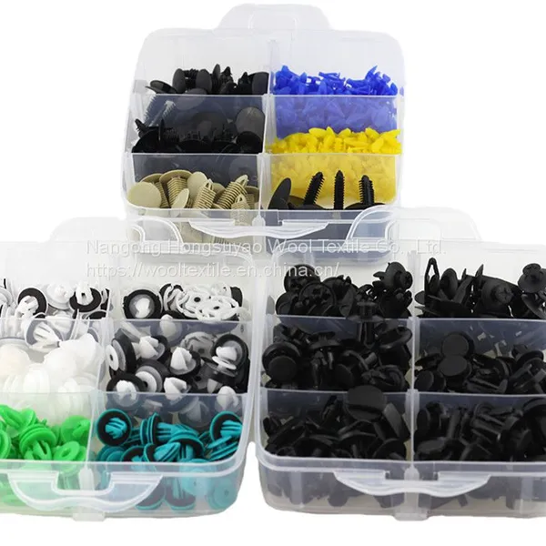 Auto Car Plastic Clips Push Type Rivet Retainer Fastener Bumper Mud Flap Pin Screws photo-3