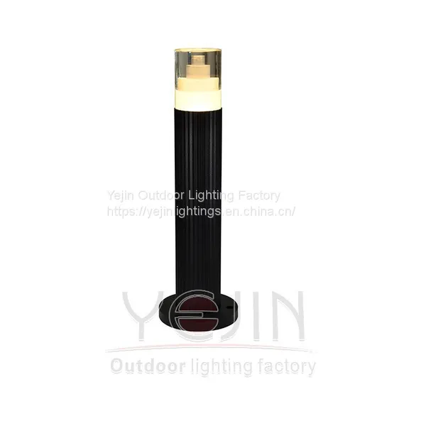 Оптовая продажа садовых светильников Acrylic AL Black YJ-5101A. Наружные светильники для двора. Производители светильников для ландшафтного освещения