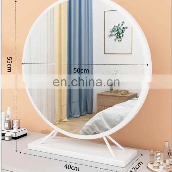 Decorative Handmade Make up Lunar Moon Phase Mirror Set for Home Makeup Mirror With Stand photo-2