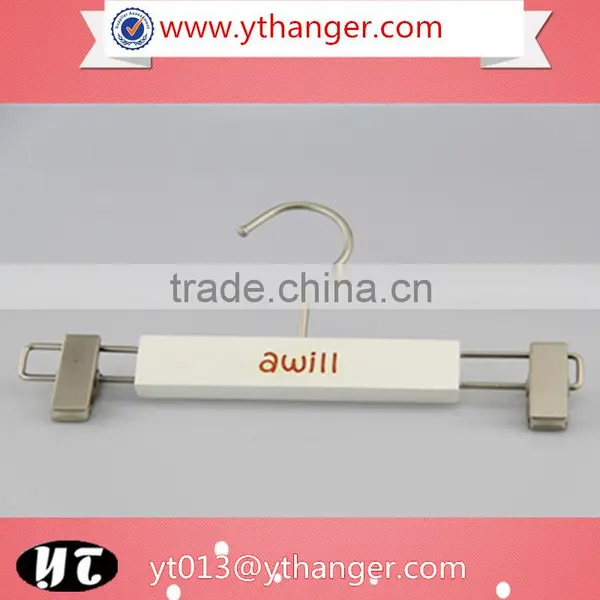 CY-X313 Fashion Design Printed Logo Wood Hanger for Baby Children photo-2