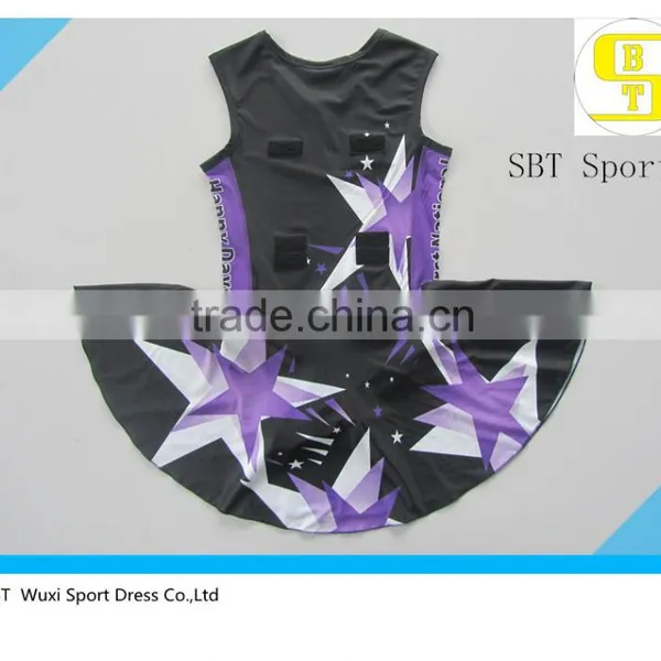 Custom New Style Sublimated Netball Dress With Underwear photo-5