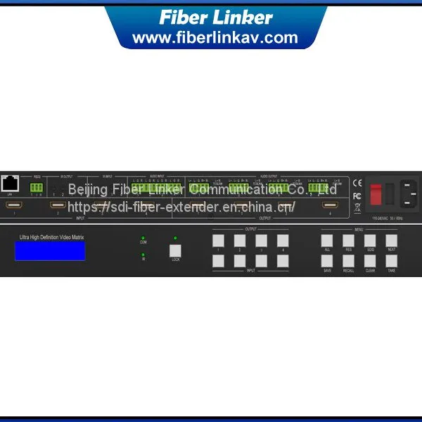 4K60Hz 8X8 Seamless UHD HDMI Matrix Switcher with Video Wall Function
