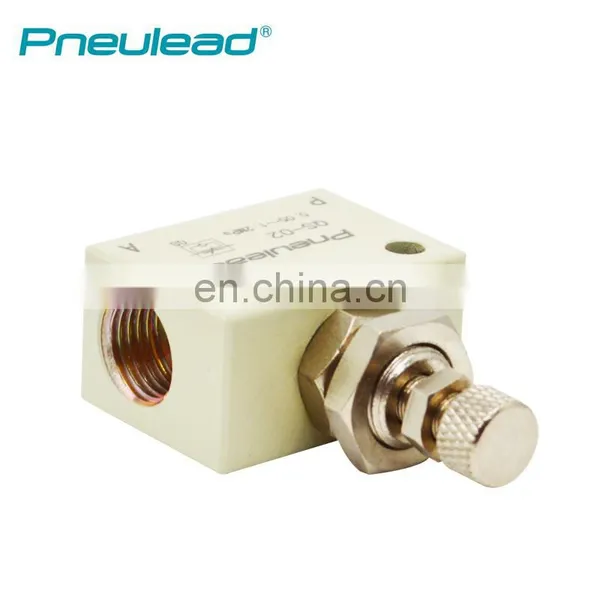 QS Series One Way Throttle Valve Manual Pneumatic Flow Control Valve photo-4