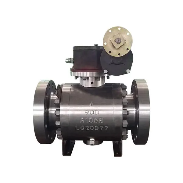 Hot Sale Inlet Industrial Carbon Steel Ball Valve Trunnion Mounted Ball Valve ANSI photo-2