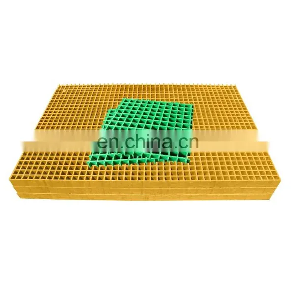 FRP Grating Car Wash Grate Floor Fiberglass Grids Walk Way Grp Anti-slip Grating photo-4