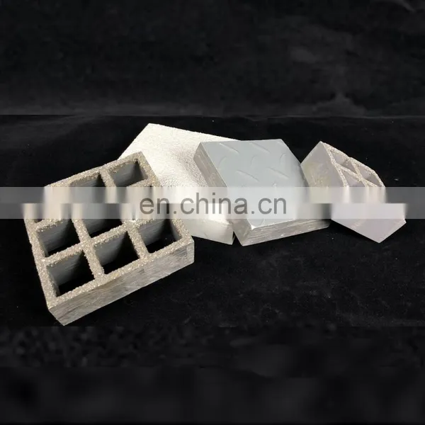 Fiberglass FRP Plastic Grating FRP Fiberglass Checker Plate photo-4