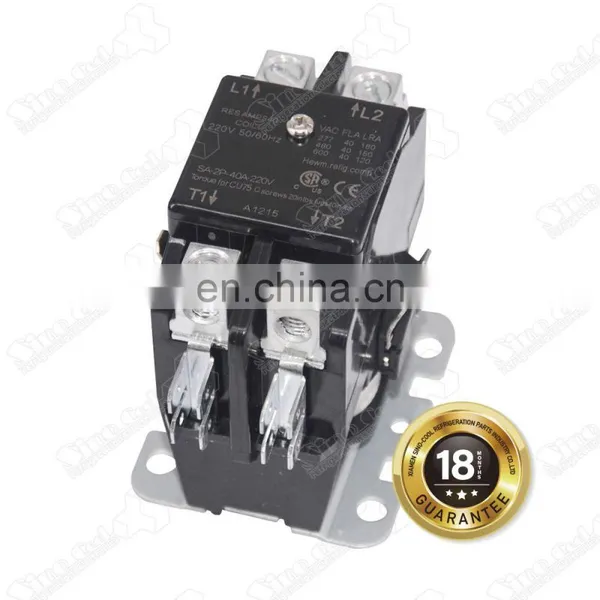 2P40A magnetic contactor price 220v modular contactor 2 pole contactor 40a