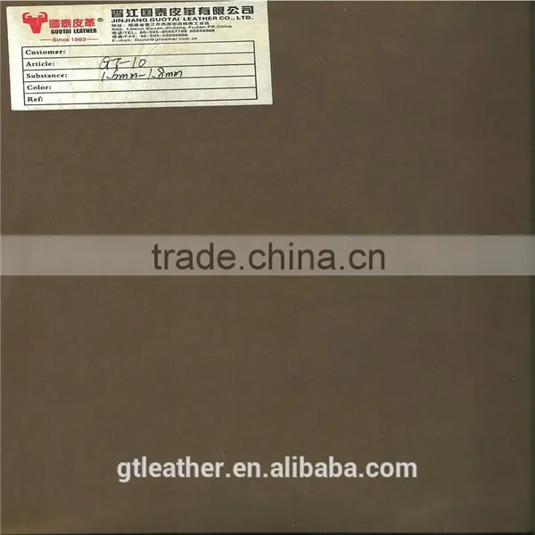 China Cow Split Leather Hides Nubuck photo-2