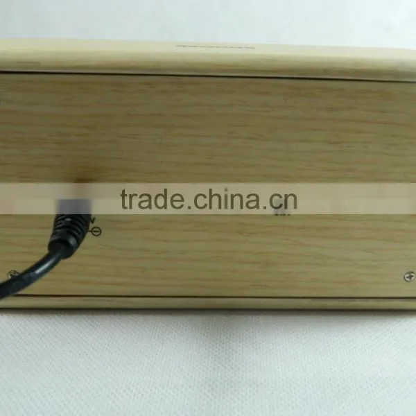 WL1226T Hot Sale Nature Wood Sensor Touch Table Clock photo-2