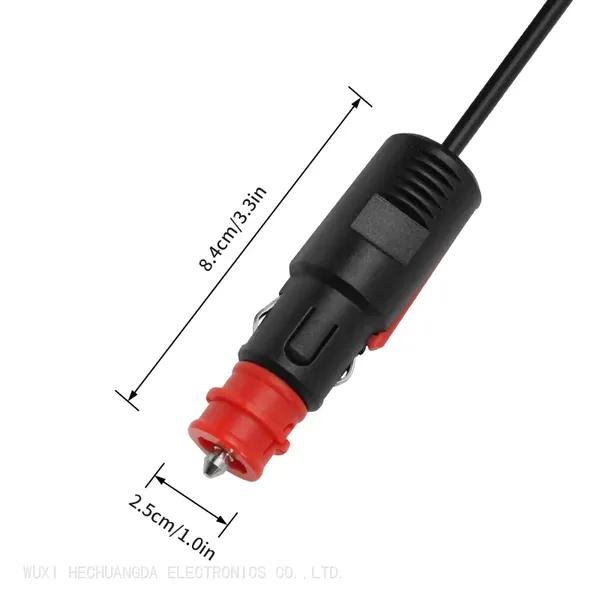 German Red Cigarette Lighter Charging Plug ABS 12V/24V 5A Cigarette Lighter Adapter Connector