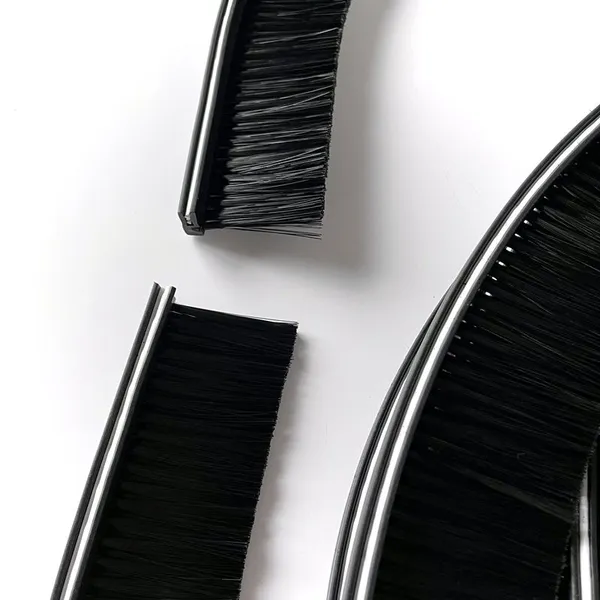 Clip On Profile Flexible Thermoplastic Rubber Strip Brush photo-2