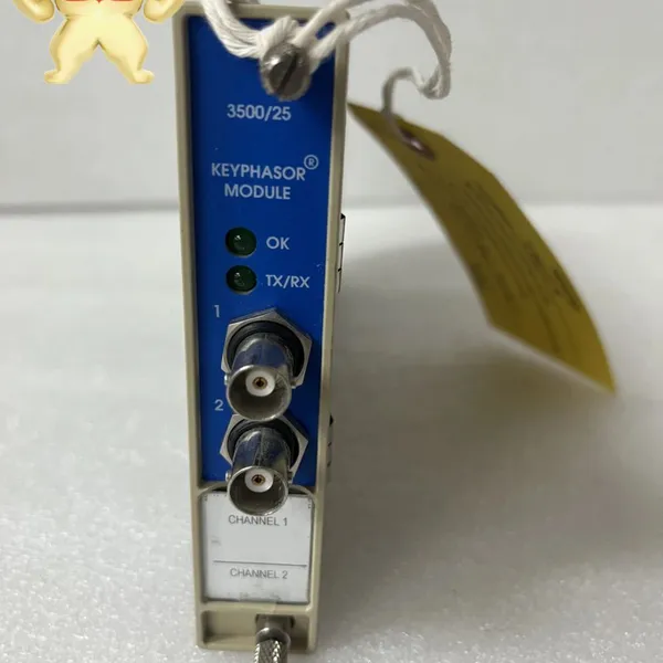 Bently Nevada 3500/25-01 Keyphasor Module – Stable Phase Reference for Rotating Machinery Diagnostics and Balancing photo-2