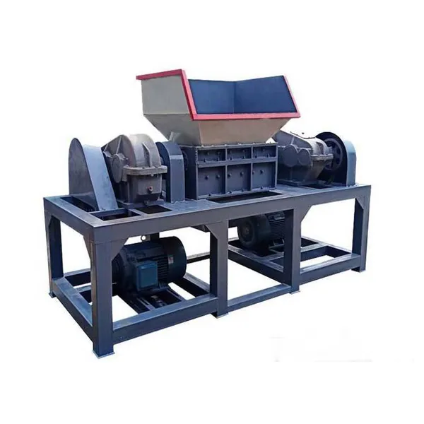 Doppelmotor-Doppelwellen-Schredder für Reifenrecycling-Betriebe