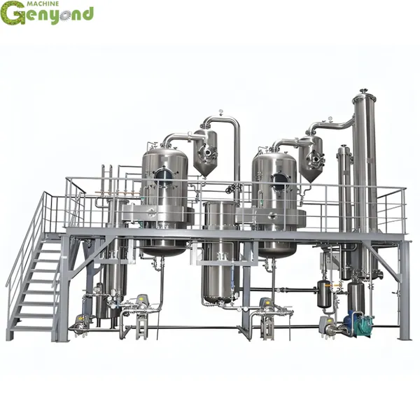 Shanghai Factory Effizienter Extraktionsverdampfer, Pflanzenextraktor, 100l, 200l Ultraschall-Extraktionsmaschine photo-6