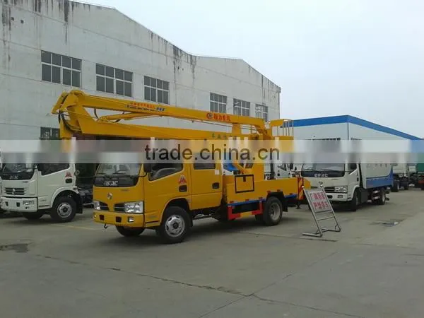 Factory Price Dongfeng Crew Cab Electric Platform Truck,14M Climbing Platform Truck photo-4