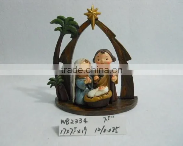 Polyresin Religious Nativity Set Religious Item Home Decoration Desktop Decoration