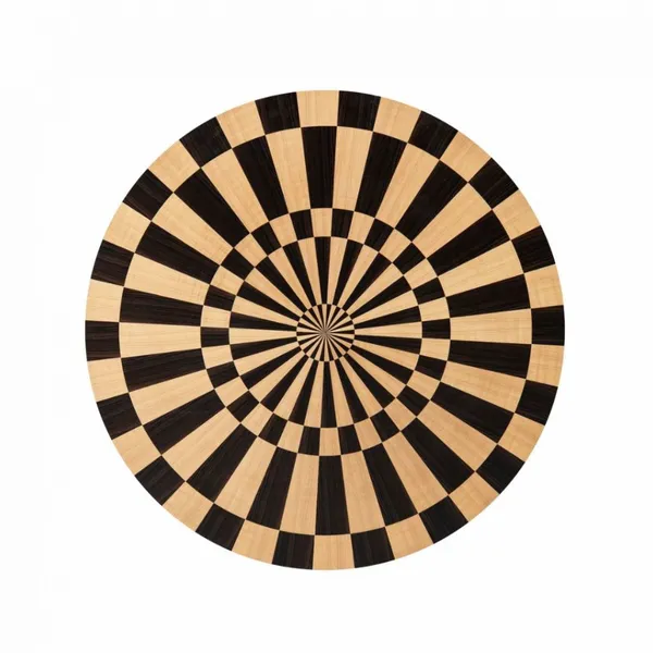 Time Wheel Marquetry Round Table photo-2