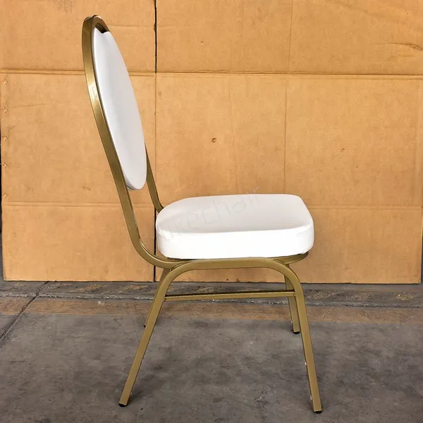 Modern Luxury High Back Outdoor Indoor Black PU Leather Banquet Chairs Hotel Chairs Wedding Dining Banquet Chairs photo-5