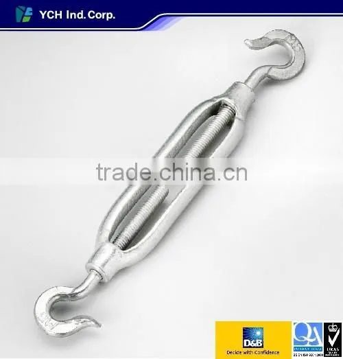 Zinc Plated Steel Hook and Eye Wire Rope Turnbuckle photo-2