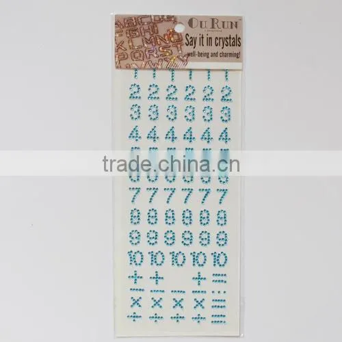 Hot Sale Self-adhesive Acrylic Pearl Mirror Sticker, Diamond Gem Rhinestone Sticker