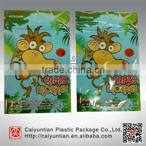 4g WOLF PACK 6g Crazy Monkey Herbal Incense Bag photo-3