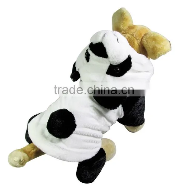 3D Dog Panda Clothes With Shorn Velvet Material and Rhombic Cotton-padded Lining Fit for Autumn and Winter photo-5