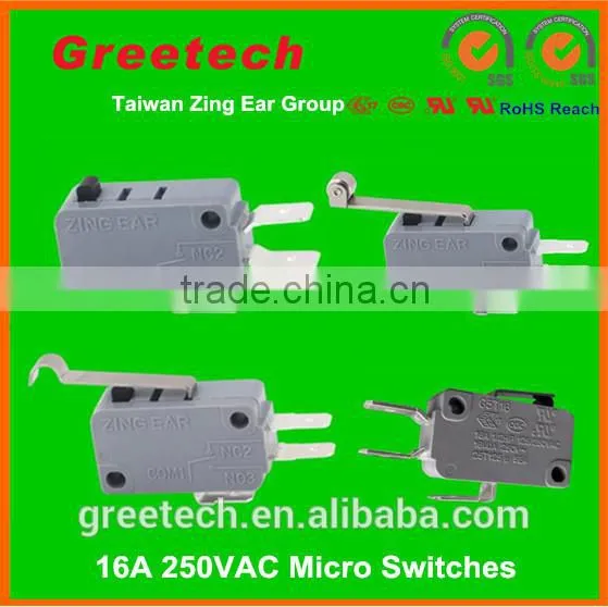 16a 250v Micro Switch, Zing Ear Micro Switches photo-2
