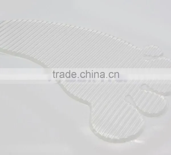 14.5*9 CM Washable Reusable, OPP Bag Packing PU Personalized Foot Shape Sticky Pad photo-2