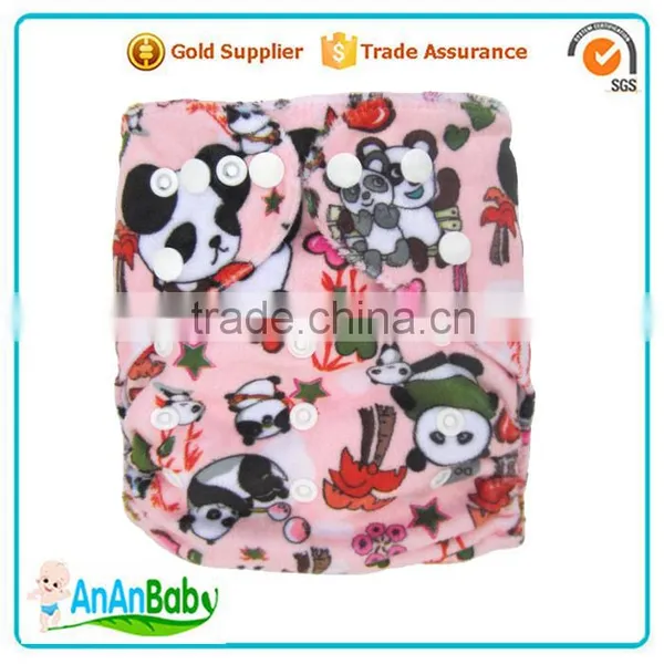 AnAnBaby Adjustable Cloth Diapers Baby Nappies Round Tab PUL photo-4