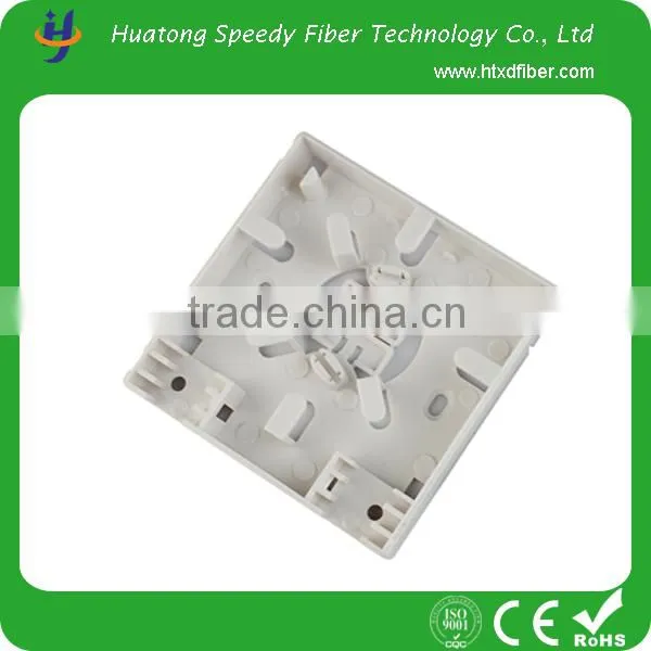 China FTTH Mini Wall Panel Fiber Optic PVC Distribution Junction Box 2port photo-3