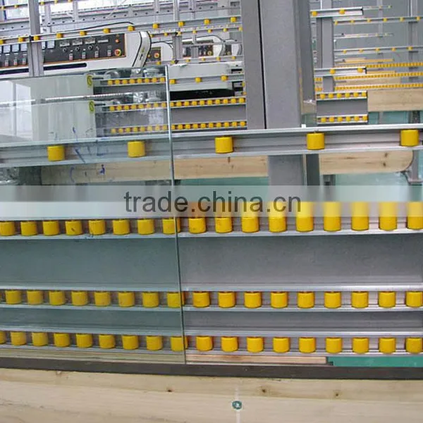 Manufacturer Supply 9 Motor 45 Degree Glass Straight Line Edging Machine With PLC Control photo-6