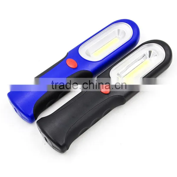 3W COB LED Worklight Flashlight Magnetic Hook Swiveling Lamps photo-2