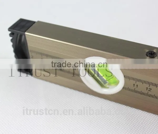 Gauging Tools Aluminium Spirit Level With Ruler and Good Bubble MT2050 photo-6