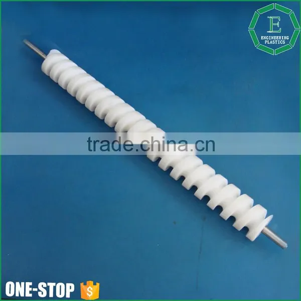 OEM Factory Price Cnc Machining White Screw Conveyor Custom Big Uhmw-pe Plastic Screw for Engineering photo-5