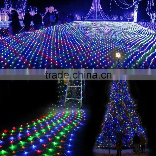 Fullbell Twinkle Lighting Christmas Wedding Party Net Lights Outdoor 4.2X1.6M 300leds photo-4