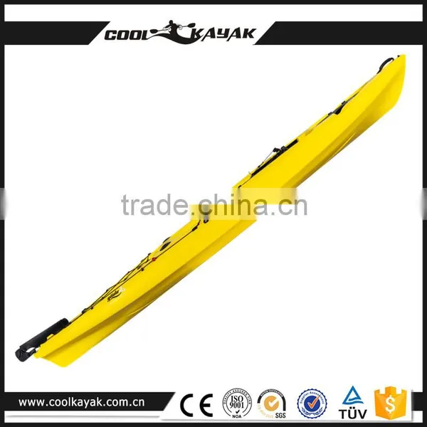Hot Sale Ocean Fishing Kayak no Inflatable Plastic Rowing Boat photo-3