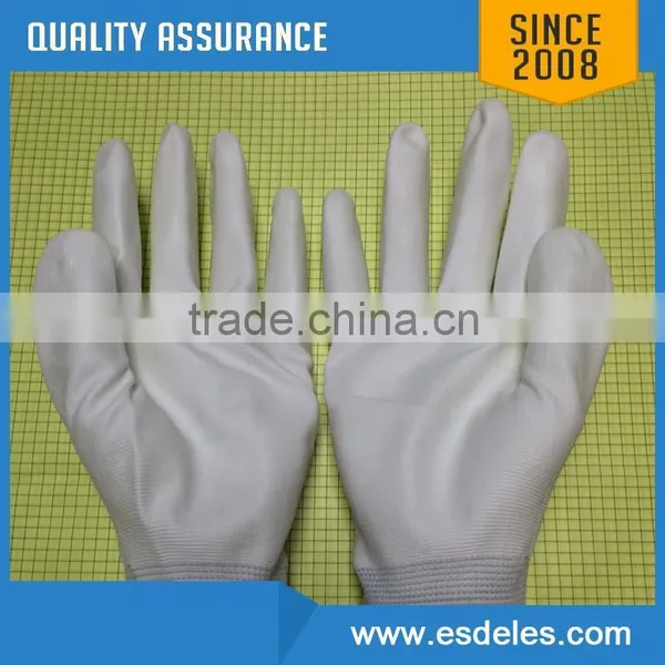 Competitive Price Antistatic pu Fingertips Carbon Gloves photo-6