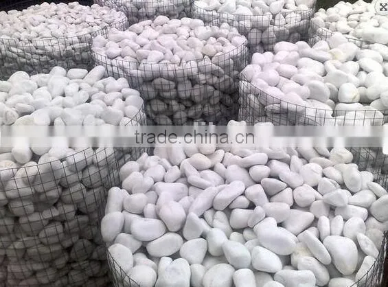 Popular and Hottest Snow White Tumbled Pebbles On Sales photo-2