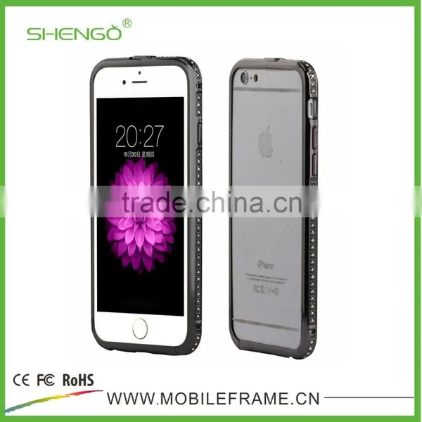 Diamond Metal Bumper Buckle Case for IPhone 6 Plus photo-6