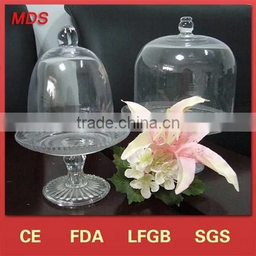 Hot Clear Glass Cake Dome Cover Cake Stand photo-2