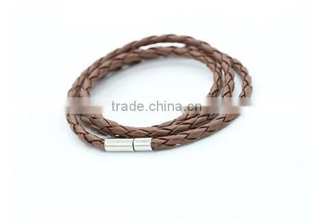 Factory Top Selling Wholesale Magnetic Leather Bracelet/ photo-4