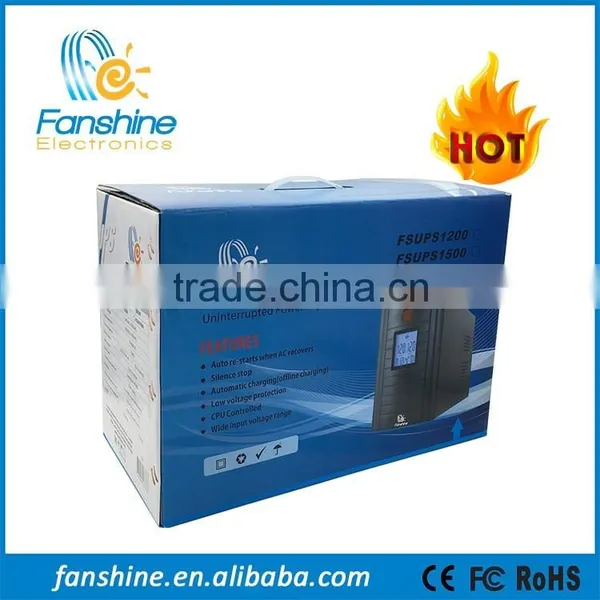 Fanshine LCD Display 900W 9Ah Online Battery UPS Inverter photo-4