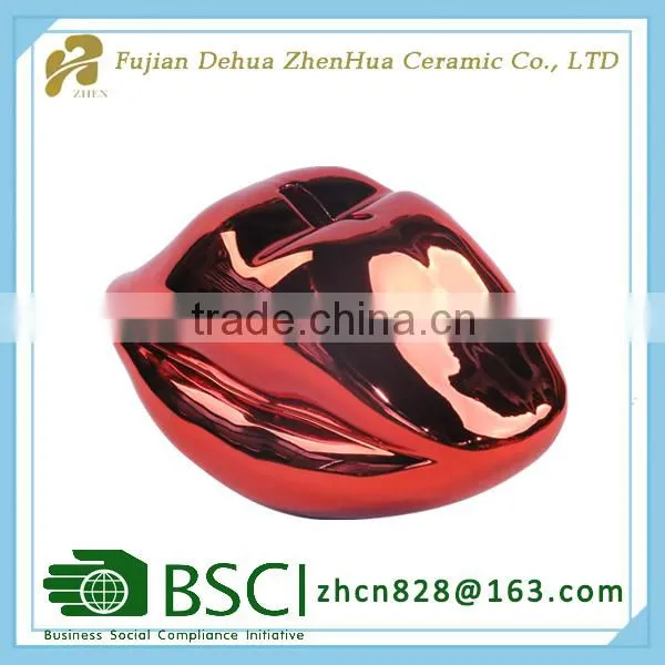 Sexy Lips Shape Small Money Bank for Decoration photo-4